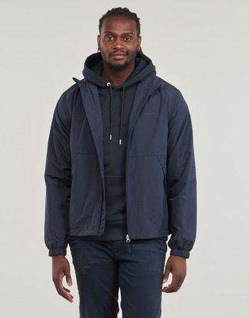 Clothing Men Jackets Gant LIGHT WINDSHIELDER Marine