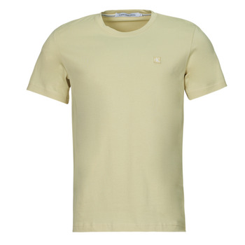 Clothing Men Short-sleeved t-shirts Calvin Klein Jeans CK EMBRO BADGE TEE Beige