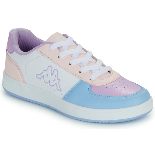 Shoes Girl Low top trainers Kappa MALONE JR LACE White / Pink / Blue