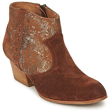 Shoes Women Ankle boots Schmoove WHISPER VEGAS Brown / Glitter