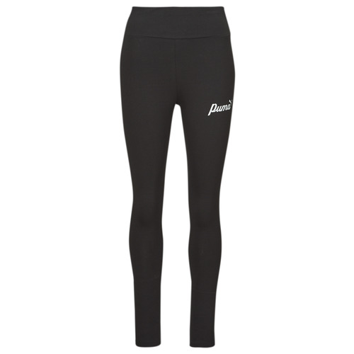 Clothing Women Leggings Puma ESS+ BLOSSOM SCRIPT Black