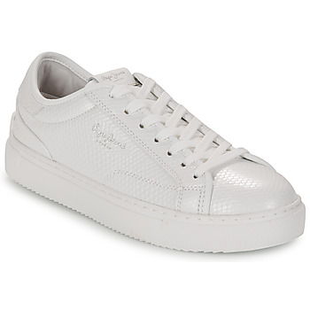 Shoes Women Low top trainers Pepe jeans ADAMS SNAKY White