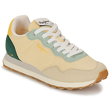 Shoes Women Low top trainers Pepe jeans NATCH BASIC W Yellow / Green