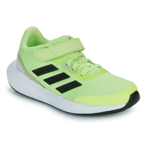 Shoes Children Low top trainers Adidas Sportswear RUNFALCON 3.0 EL K Yellow / Fluorescent