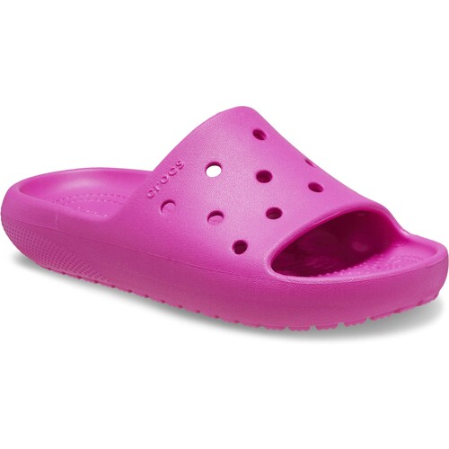 Shoes Girl Sliders Crocs CLASIC SLIDE KIDS Pink