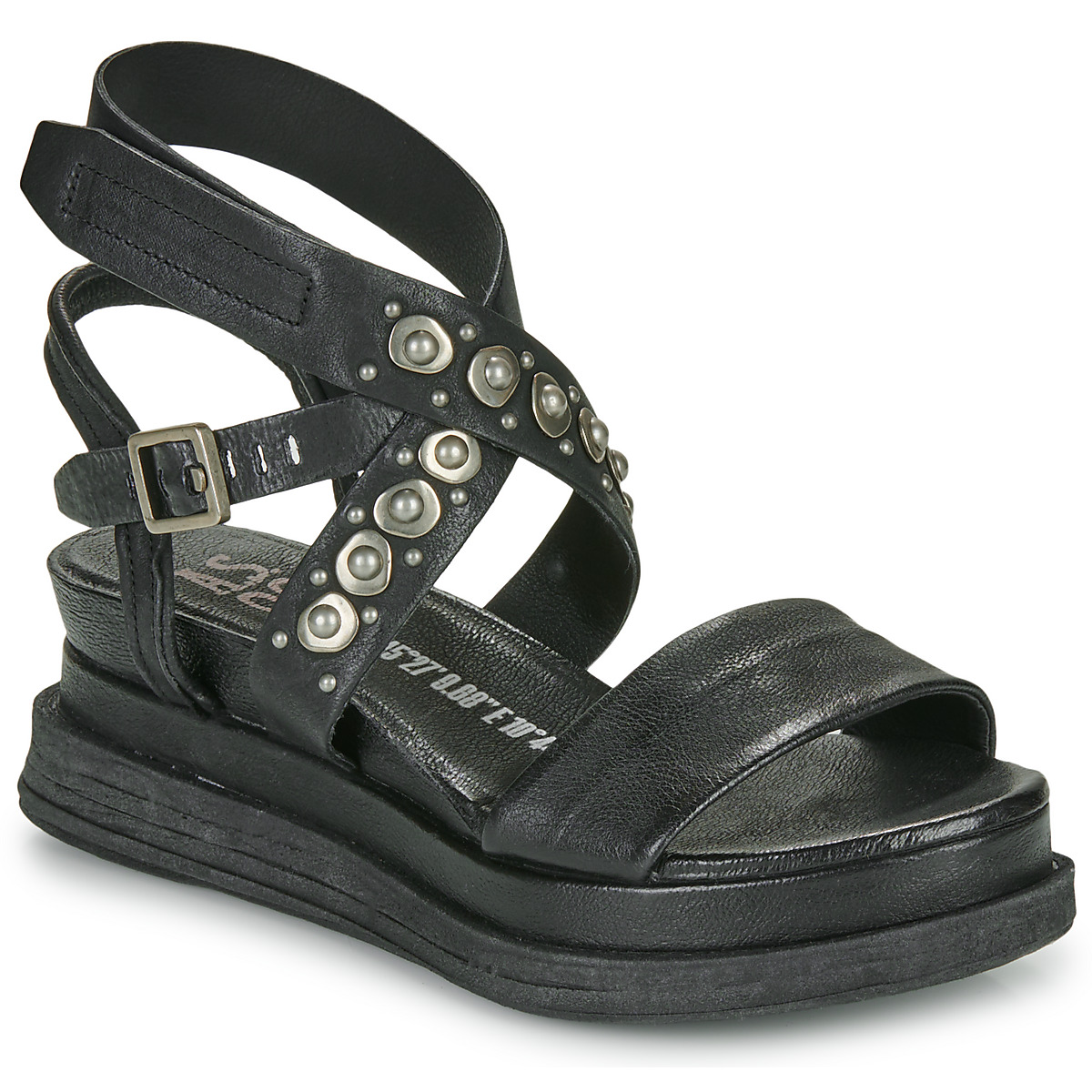 Shoes Women Sandals Airstep / A.S.98 LAGOS 2.0 STUD Black