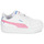 Shoes Girl Low top trainers Puma CARINA STREET PS White / Pink