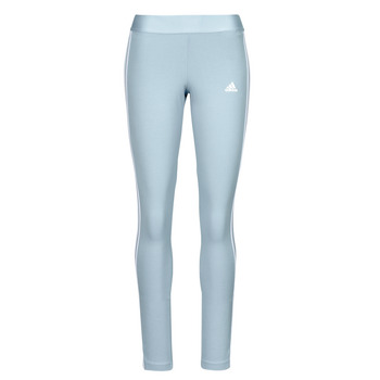 Clothing Women Leggings Adidas Sportswear W 3S LEG Blue / Glacier / White