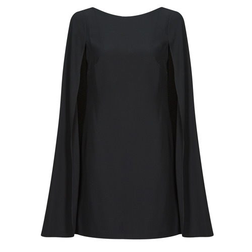 Clothing Women Short Dresses Lauren Ralph Lauren PETRA-LONG SLEEVE-COCKTAIL DRESS Black