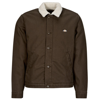 Clothing Men Jackets / Blazers Dickies DICKIES DUCK CANVAS DECK JACKET Brown