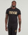 Clothing Men Short-sleeved t-shirts Versace Jeans Couture 76GAHT00 Black / Gold