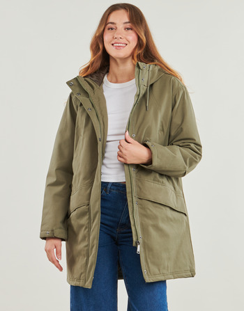 Clothing Women Parkas Volcom SOMESTONE 10K PARKA Kaki