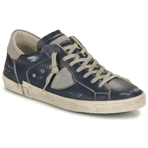 Shoes Men Low top trainers Philippe Model PRSX LOW MAN Blue