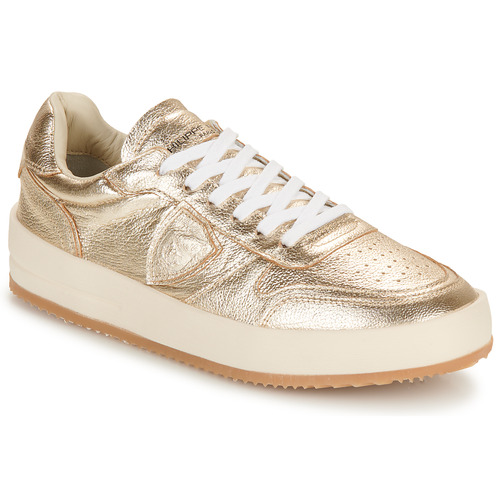 Shoes Women Low top trainers Philippe Model NICE LOW WOMAN Gold