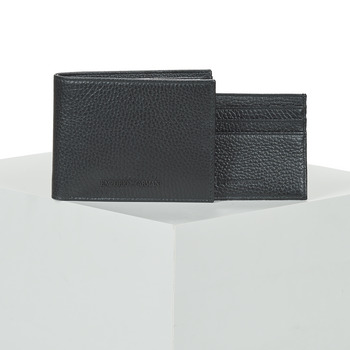 Bags Men Wallets Emporio Armani SET 2 PEZZI Black