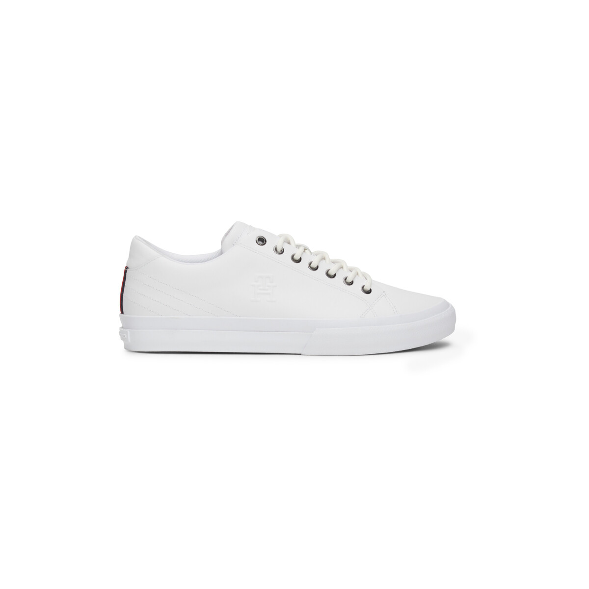 Shoes Men Low top trainers Tommy Hilfiger H HI VULC STREET LOWLTH White