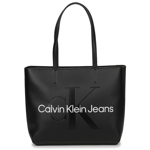 Bags Women Shopping Bags / Baskets Calvin Klein Jeans CKJ SCULPTED NEW SHOPPER 29 Black