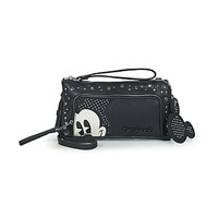 Bags Women Pouches / Clutches Desigual MONE MICKEY STUDSTYLE LISA Black