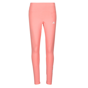 Clothing Women Leggings Adidas Sportswear ESSENTIALS HIGH-WAISTED LOGO LEGGINGS Pink