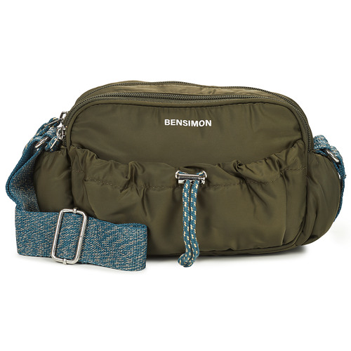 Bags Shoulder bags Bensimon SMALL BAG MADRAS Kaki