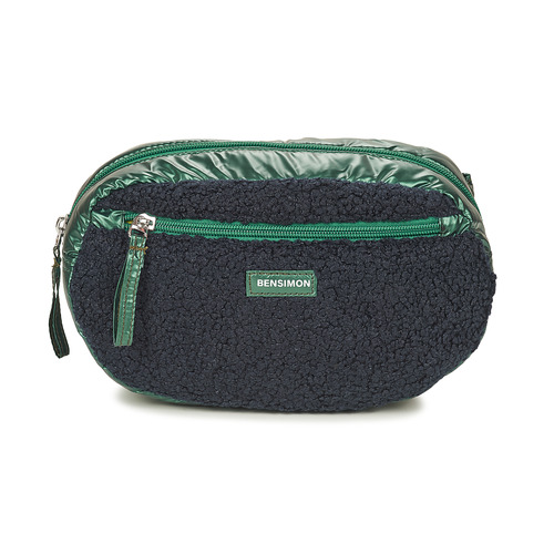 Bags Bumbags Bensimon BANANA BAG MILAN Green / Marine