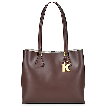 Bags Women Small shoulder bags Karl Lagerfeld K/LOCK SOFT MD TOTE Brown