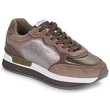 Shoes Women Low top trainers Pepe jeans RUSPER STARS Brown