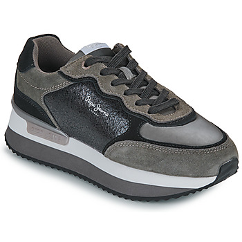 Shoes Women Low top trainers Pepe jeans RUSPER STARS Grey / Black