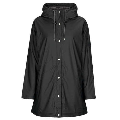 Clothing Women Parkas Roxy RAIN ROAD POLAR Black