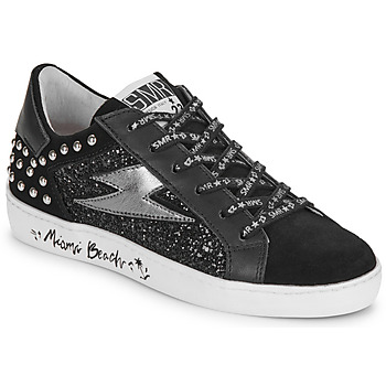 Shoes Women Low top trainers Semerdjian  Black / Silver