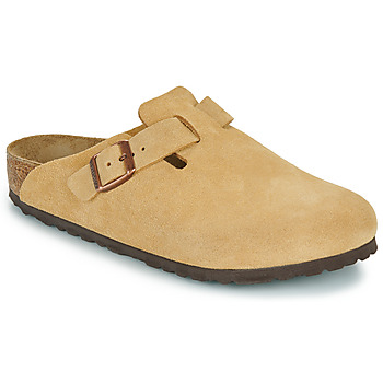 Shoes Clogs Birkenstock Boston LEVE Latte Cream Beige