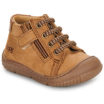 Shoes Boy Hi top trainers Bopy JEJOC Cognac