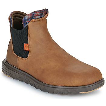 Shoes Men Mid boots HEYDUDE Branson Classic Camel