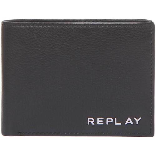 Bags Men Wallets Replay Mens Wallet Black