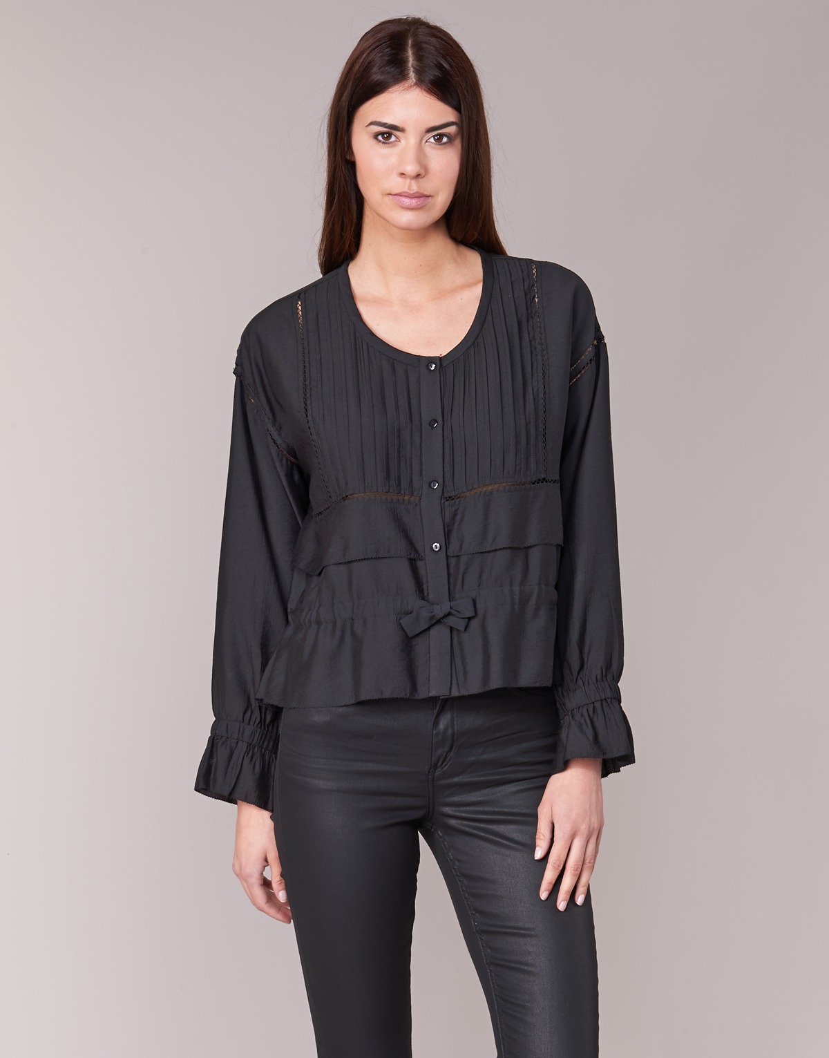 Clothing Women Tops / Blouses See U Soon 7113001 Black