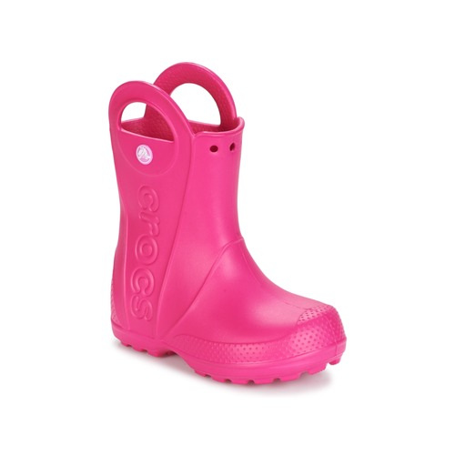 Shoes Children Wellington boots Crocs HANDLE IT RAIN BOOT Pink