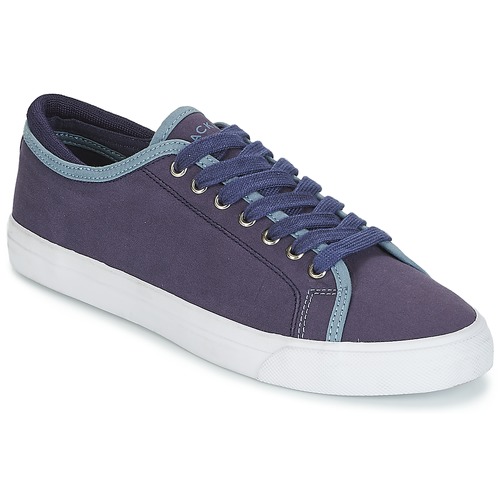 Shoes Men Low top trainers Hackett MR CLASSIC PLIMSOLE Marine