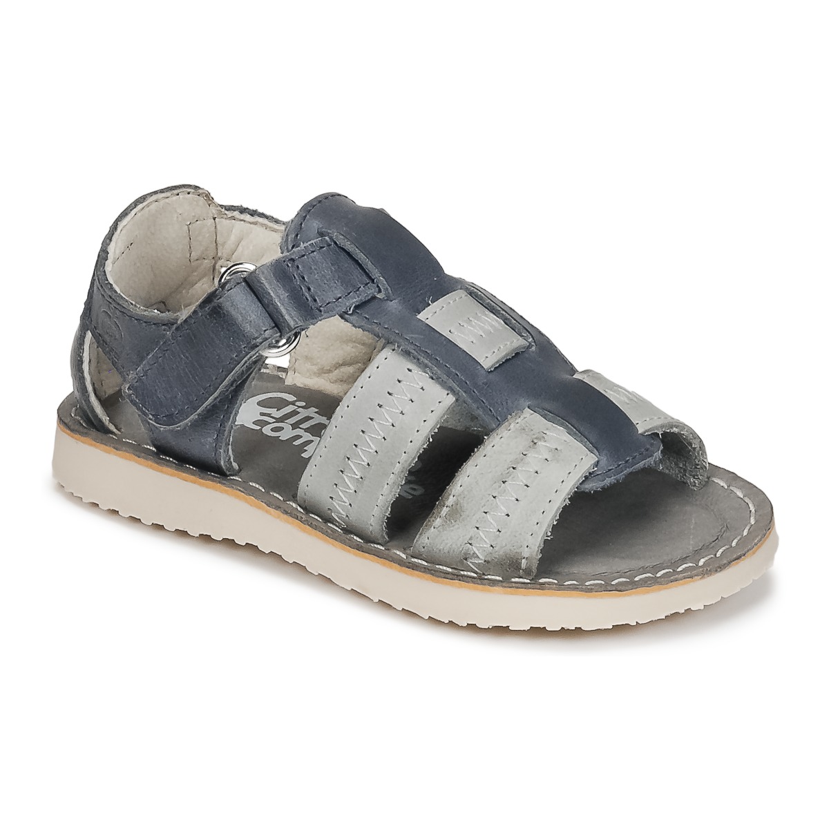 Shoes Boy Sandals Citrouille et Compagnie IOUTIKER Blue / Grey