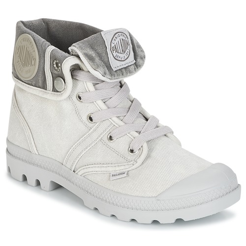 Shoes Women Mid boots Palladium BAGGY PALLABROUSSE Grey / Metal