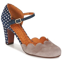 Shoes Women Heels Chie Mihara QUERESA Navy / Grey