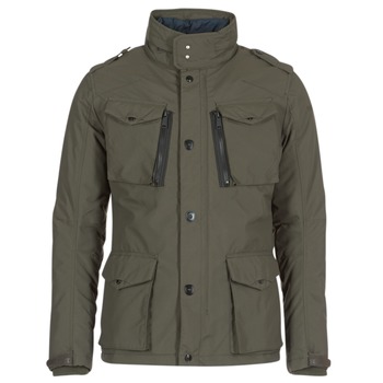 Clothing Men Parkas Schott FIELD Kaki