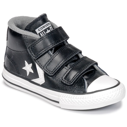 Shoes Children Hi top trainers Converse STAR PLAYER 3V MID  black / Mason / Vintage / White