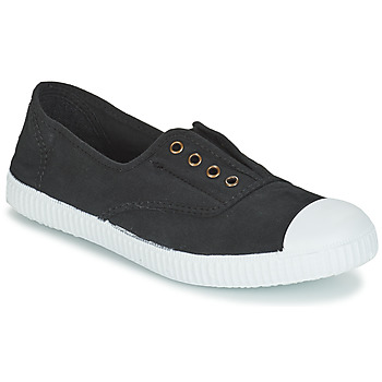 Shoes Women Low top trainers Victoria INGLESA ELASTICO TINTADA Black