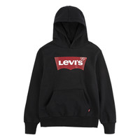 Odjeća Dječak
 Sportske majice Levi's BATWING SCREENPRINT HOODIE Crna