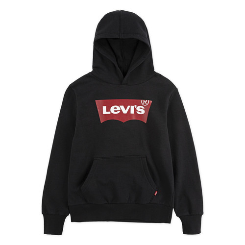 Odjeća Dječak
 Majice kratkih rukava Levi's BATWING SCREENPRINT HOODIE Crna