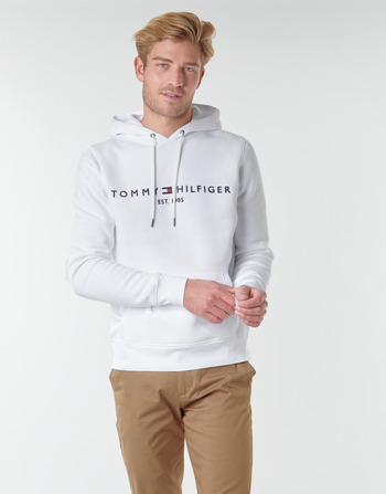 Odjeća Muškarci
 Sportske majice Tommy Hilfiger TOMMY LOGO HOODY Bijela