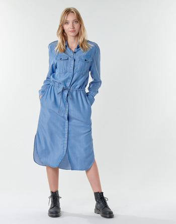 G-Star Raw Rovic maxi shirt dress ls