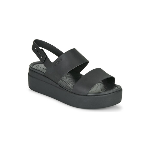 Obuća Žene
 Sandale i polusandale Crocs CROCS BROOKLYN LOW WEDGE W Crna