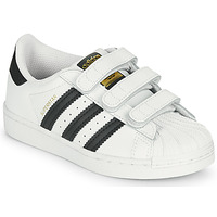 Obuća Djeca Niske tenisice adidas Originals SUPERSTAR CF C Bijela / Crna