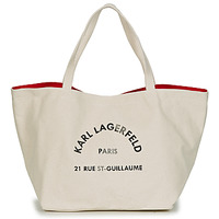 Torbe Shopper torbe  Karl Lagerfeld RUE ST GUILLAUE CANVAS TOTE Krem boja